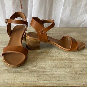 francesca's Brown Leather Sandals